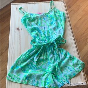 Lilly Pulitzer shorts romper size M